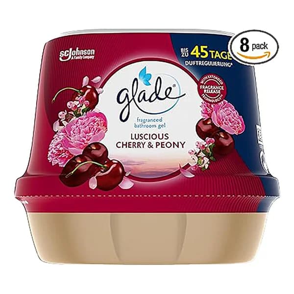 GLADE Ambientador en gel con aroma a peonia y cherry  180 g - 0.18 kg - Imagen del producto en Findit