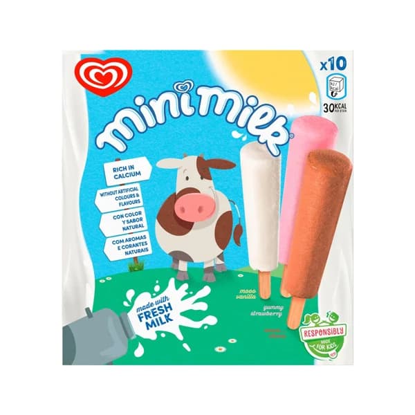 FRIGO Helados mini milk 10 x 35 ml 230 gr. - 0.35 l - Imagen del producto en Findit