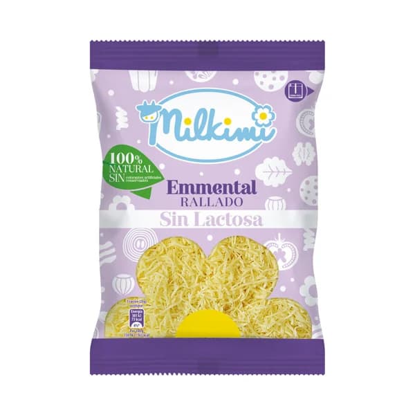 MILKIMI Queso emmental sin lactosa MILKIMI 100 g. - 0.1 kg - Imagen del producto en Findit
