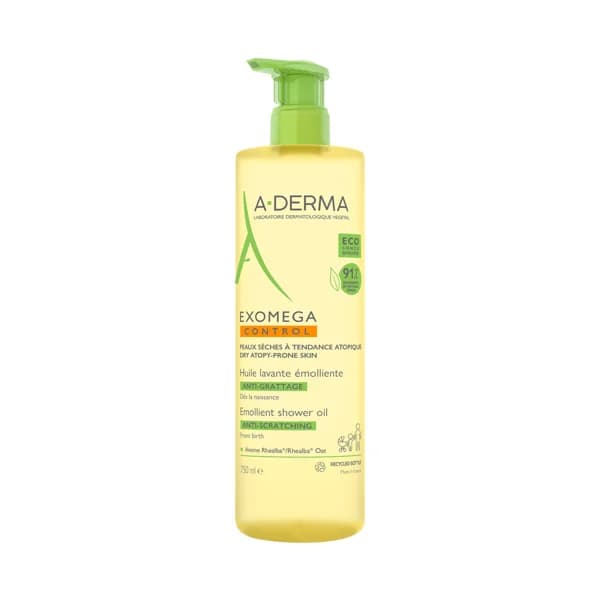 A.DERMA Exomega control Aceite de ducha emoliente anti-irritación 750 ml. - 0.5 l - Imagen del producto en Findit