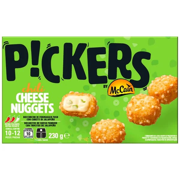 McCAIN Pickers Bocaditos de queso fundido con trocitos de jalapeño 230 g. - 0.23 kg - Imagen del producto en Findit