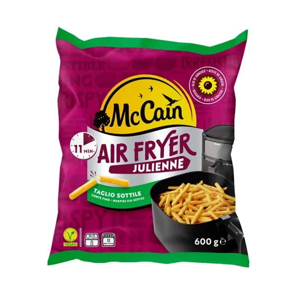 McCAIN Julienne Patatas con corte fino, prefritas y ultracongeladas, para hacer en freidora de aire (airfryer) 600 g. - 0.6 kg - Imagen del producto en Findit