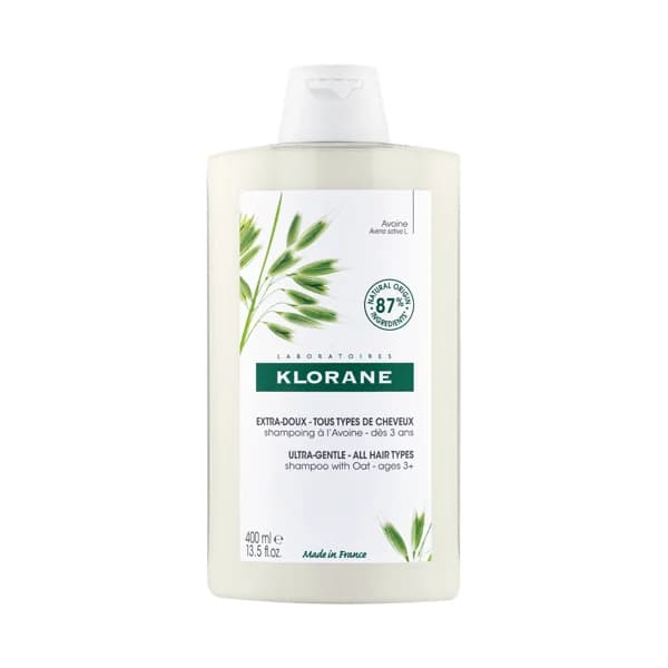 KLORANE Champú a la avena, extrasuave, para todo tipo de cabello 400 ml. - 0.4 l - Imagen del producto en Findit