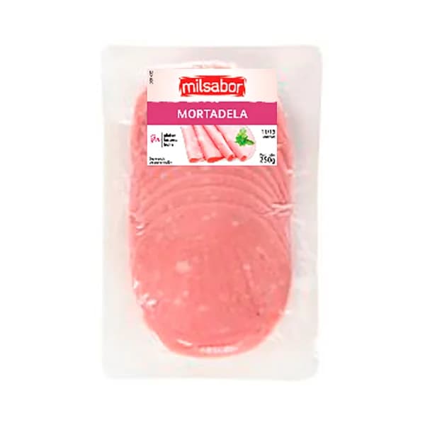 MILSABOR Mortadela cortada en lonchas 250 g. - 0.25 kg - Imagen del producto en Findit