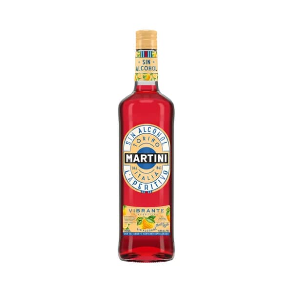 MARTINI Aperitivo sin alcohol, afrutado y balanceado con notas de artemisa y bergamota italiana MARTINI Vibrante botella de 75 cl. - 0.75 l - Imagen del producto en Findit