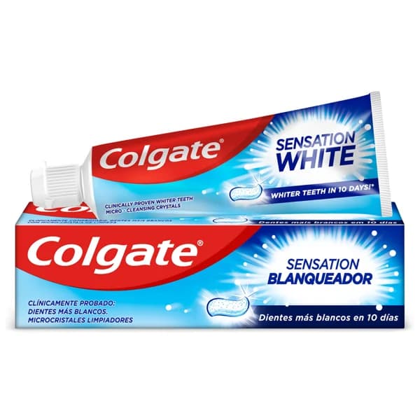 COLGATE Pasta de dientes con flúor, acción blanqueadora y microcristales limpiadores COLGATE Sensation 75 ml. - 0.08 l - Imagen del producto en Findit