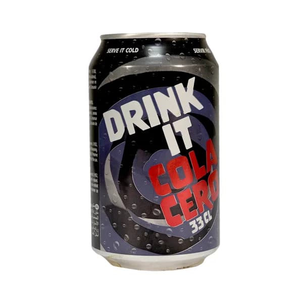 DRINK IT Refresco de cola Cero lata 33 cl. - 0.33 l - Imagen del producto en Findit