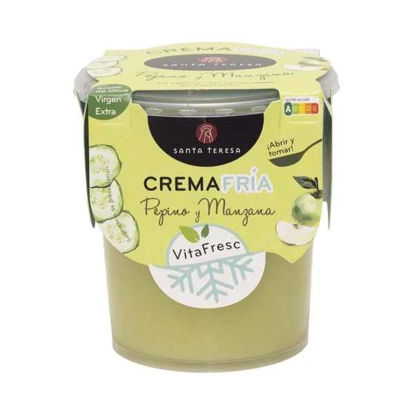 SANTA TERESA Crema fría de pepino y manzana, lista para abrir y tomar SANTA TERESA 400 ml. - 0.4 l - Imagen del producto en Findit
