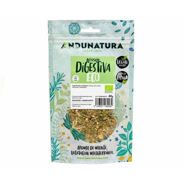 ANDUNATURA Tisana laxante bolsa kraft bio 30 g. - 1 ud - Imagen del producto en Findit