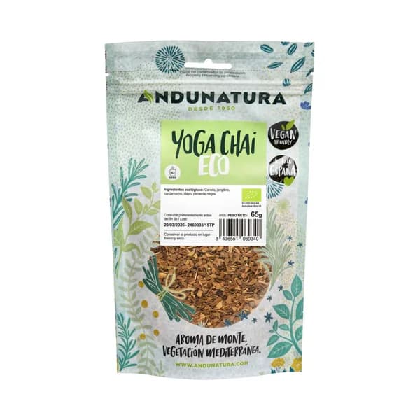 ANDUNATURA Hierbas para infusión yoga chai 65 g. - 0.07 kg - Imagen del producto en Findit