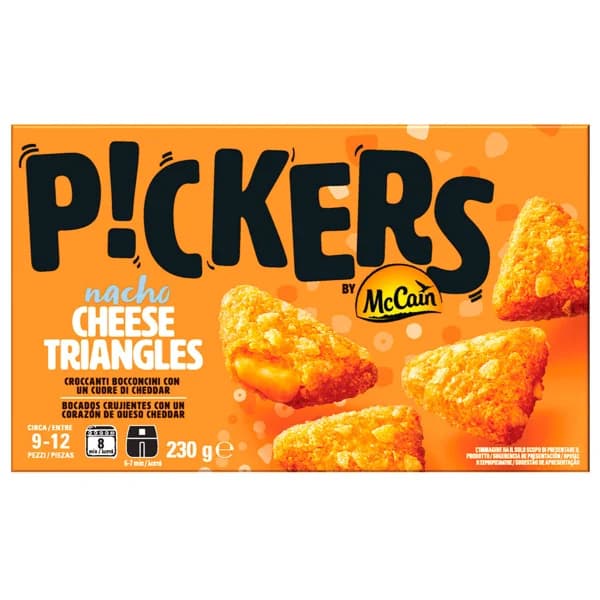 McCAIN Pickers Bocados crujientes con corazón de queso cheddar 230 g. - 0.23 kg - Imagen del producto en Findit