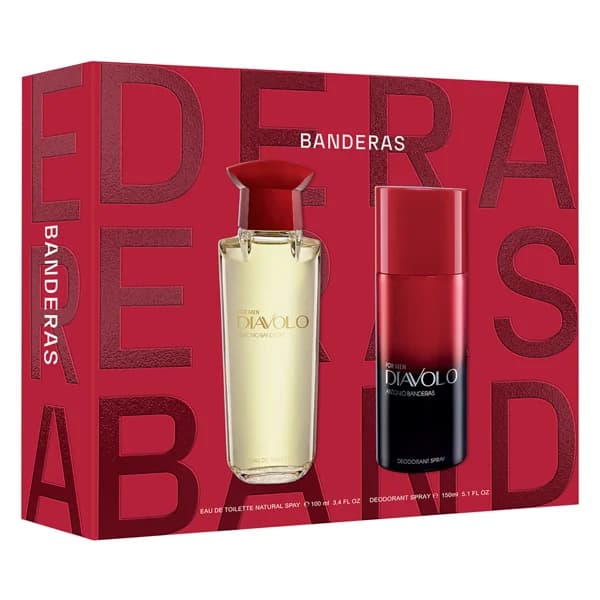 ANTONIO BANDERAS Diavolo Estuche de colonia y desodorante para hombre. - 1 ud - Imagen del producto en Findit
