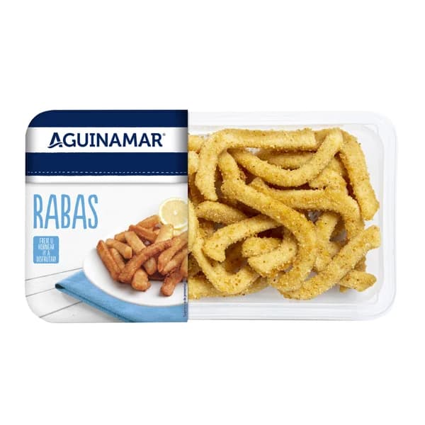 AGUINAMAR Rabas listas para freir u hornear AGUINAMAR 200 g. - 0.2 kg - Imagen del producto en Findit