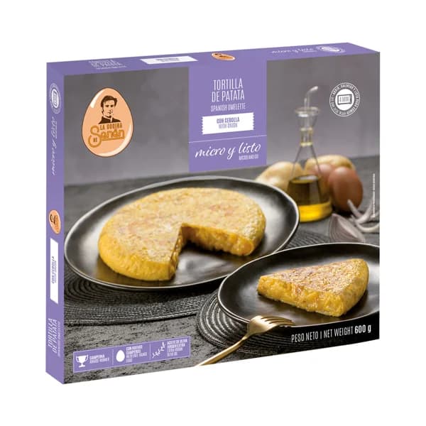 LA COCINA DE SENÉN Tortilla de patata con cebolla, lista para calentar y comer 600 g. - 0.6 kg - Imagen del producto en Findit
