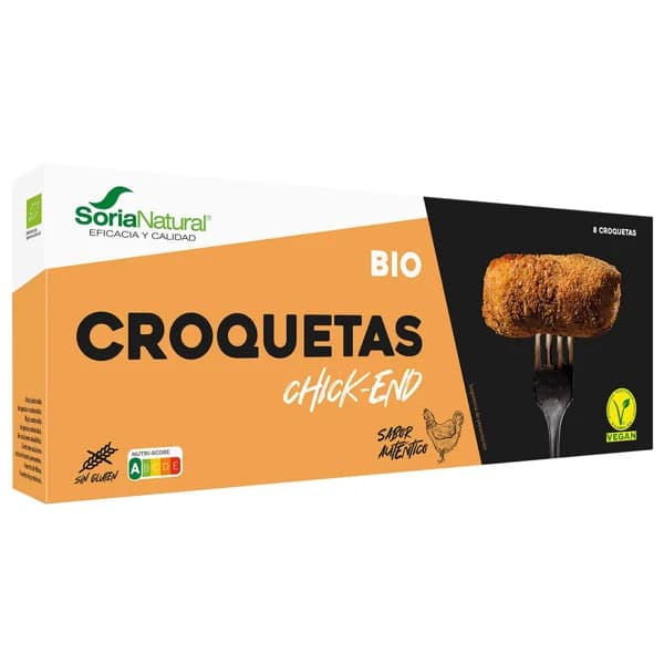SORIA NATURAL Bio Croquetas vegetales con auténtico sabor a pollo 250 g. - 0.25 kg - Imagen del producto en Findit