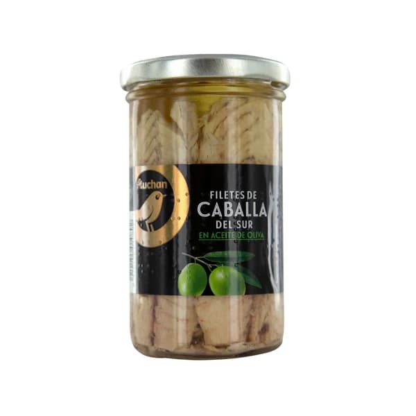ALCAMPO GOURMET Filetes de caballa del Sur en aceite de oliva 175 g. - 0.18 kg - Imagen del producto en Findit