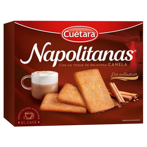 CUÉTARA Galletas Napolitanas con un toque de canela 426 g. - 0.43 kg - Imagen del producto en Findit