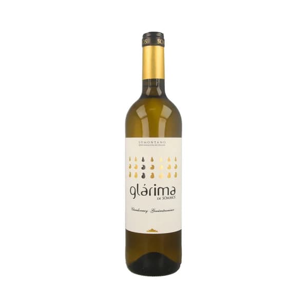 GLÁRIMA  Vino blanco con D.O. Somontano GLÁRIMA botella de 75 cl. - 1 ud - Imagen del producto en Findit