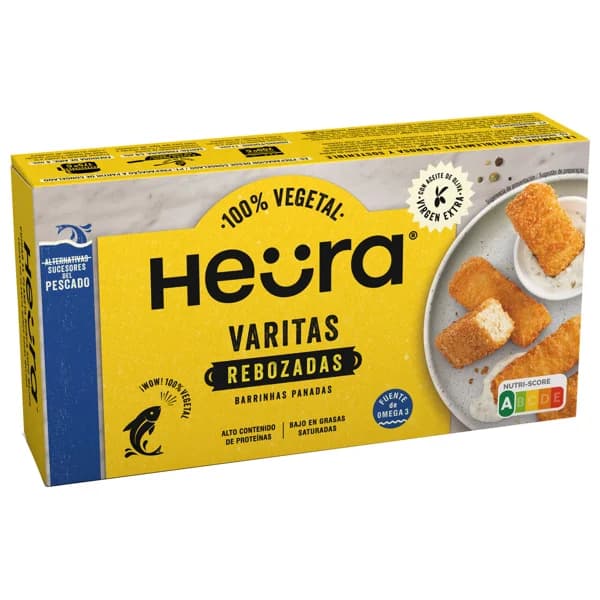 HEÜRA Varitas rebozadas vegetales a base de proteína de soja 189 g. - 0.19 kg - Imagen del producto en Findit