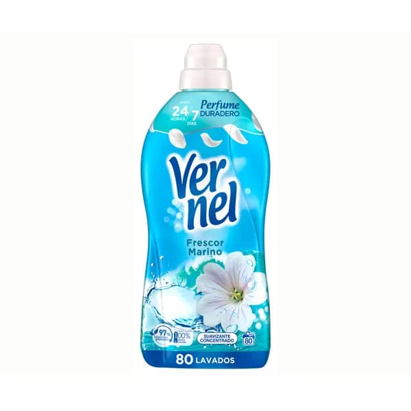 Suavizante vernel frescor marino 80 ds 1400 ml - 1.4 l - Imagen del producto en Findit