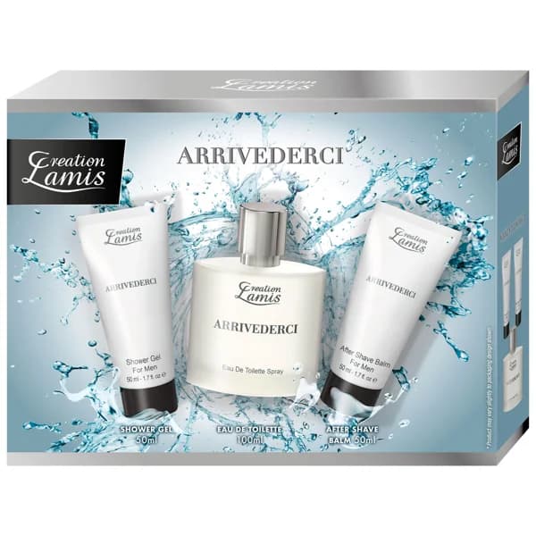 CREATION LAMIS Arrivederci Estuche para hombre con colonia, gel y after shave. - 1 ud - Imagen del producto en Findit