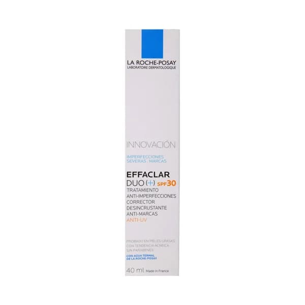 LA ROCHE POSAY Crema facial anti imperfecciones y marcas, para pieles grasas a acnéicas LA ROCHE POSAY Effaclar duo 40 ml. - 0.04 l - Imagen del producto en Findit
