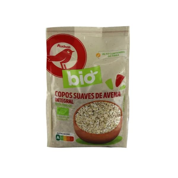ALCAMPO ECOLÓGICO Copos suaves de avena integrales ecológicos 500 g. - 0.5 kg - Imagen del producto en Findit