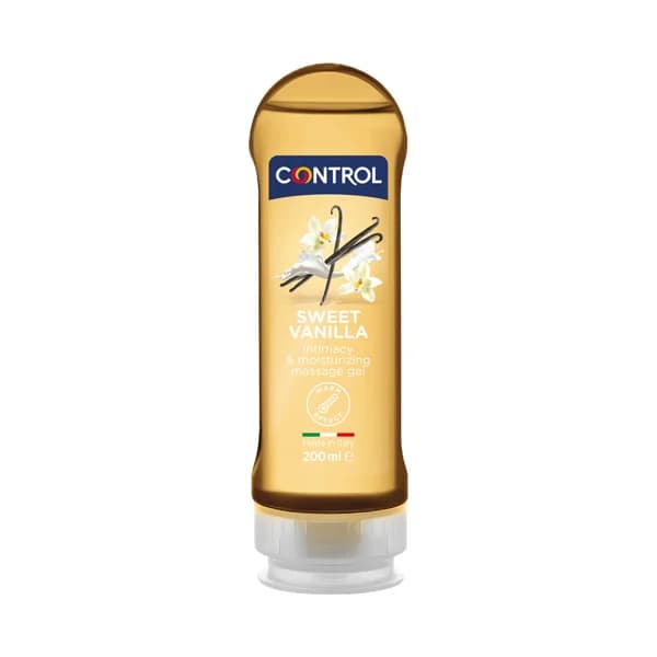 CONTROL Gel de masaje corporal efecto calor CONTROL Sweet vainilla 200 ml. - 0.2 l - Imagen del producto en Findit