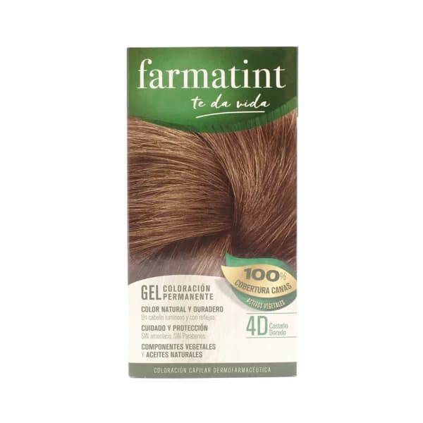 FARMATINT Tinte de color castaño dorado y número 4 D FARMATINT. - 1 ud - Imagen del producto en Findit