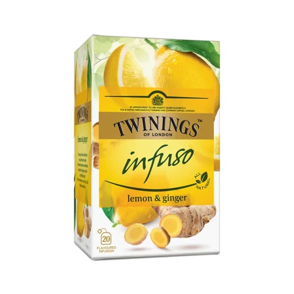 TWININGS Infusión de limón y jengibre 20 uds. de 1,5 g. - 1 ud - Imagen del producto en Findit