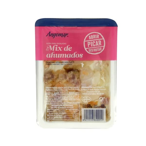 Ensalada de ahumados ANGOMAR 60 g. - 0.06 kg - Imagen del producto en Findit