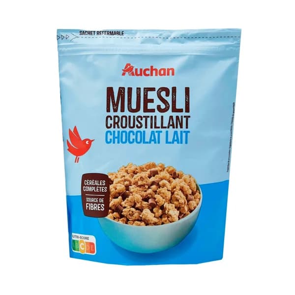 PRODUCTO ALCAMPO Cereles muesli crujiente con chocolate con leche 450 g. - 0.45 kg - Imagen del producto en Findit