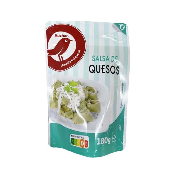 AUCHAN Salsa fresca de quesos 140 g. Producto Alcampo - 0.18 kg - Imagen del producto en Findit