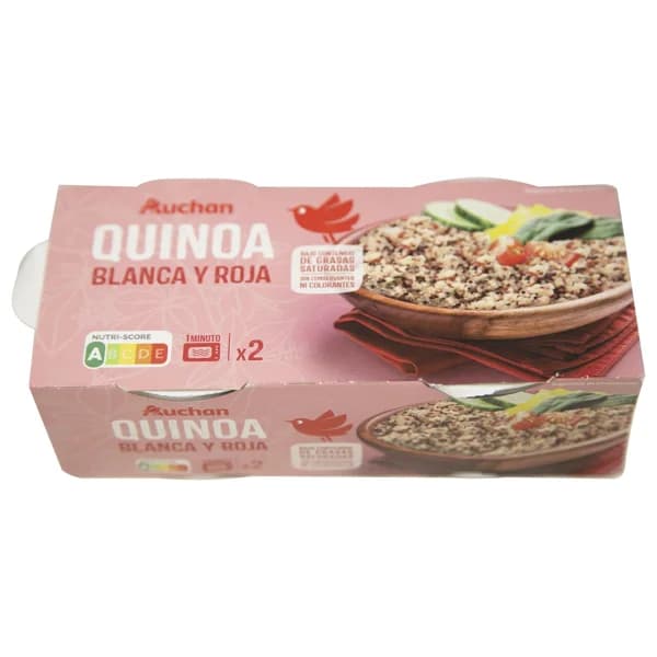 PRODUCTO ALCAMPO Quinoa blanca y roja cocida 2 x 125 g. - 0.25 kg - Imagen del producto en Findit