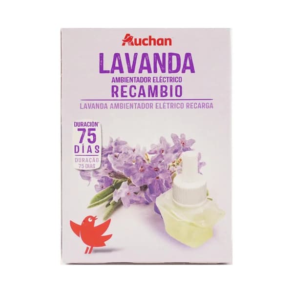 PRODUCTO ALCAMPO Ambientador eléctrico recambio lavanda PRODUCTO ALCAMPO 25 ml. - 1 ud - Imagen del producto en Findit