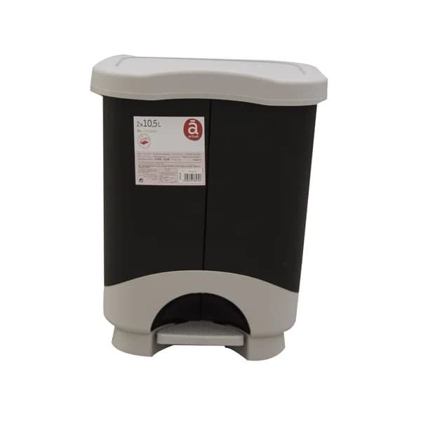 ACTUEL Cubo de basura bicompartimiento ACTUEL 2 x 10,5 l. - 1 ud - Imagen del producto en Findit