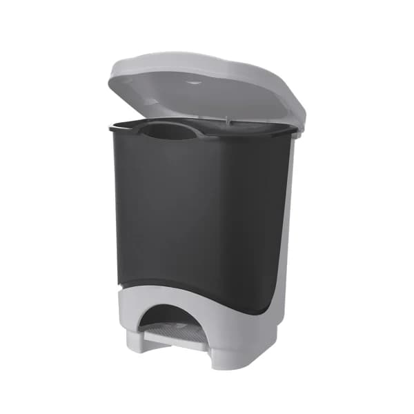 ACTUEL Cubo de basura de pedal negro ACTUEL 24 l. - 1 ud - Imagen del producto en Findit