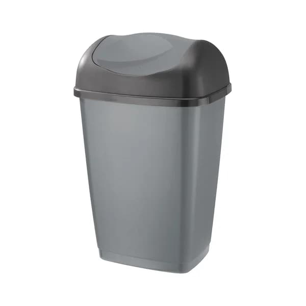 PRODUCTO ECONÓMICO ALCAMPO Cubo de basura Swing plástico 100% reciclado PRODUCTO ECONÓMICO ALCAMPO 25 l. - 1 ud - Imagen del producto en Findit