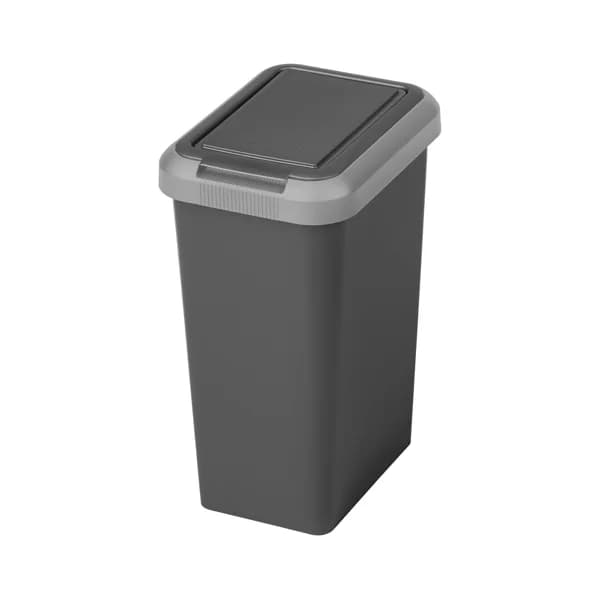 ACTUEL Cubo de basura Swing Slim 100% plástico reciclado ACTUEL 10 l. - 1 ud - Imagen del producto en Findit