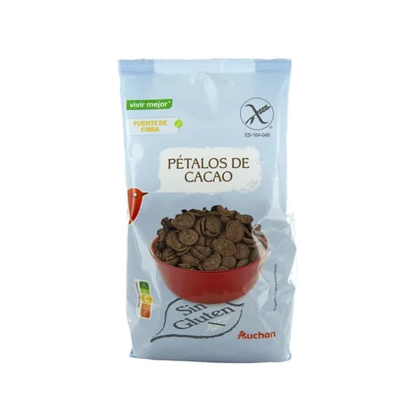 PRODUCTO ALCAMPO Cereales desayuno de arroz y maíz, pétalos de chocolate, sin gluten PRODUCTO ALCAMPO 400 g. - 0.4 kg - Imagen del producto en Findit