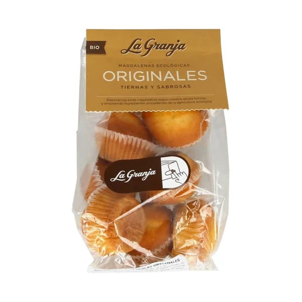 LA GRANJA Magdalenas originales ecológicas LA GRANJA 200 g. - 0.22 kg - Imagen del producto en Findit