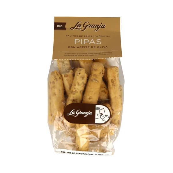 LA GRANJA Palitos de pan con pipas ecológicos LA GRANJA 150 g. - 0.15 kg - Imagen del producto en Findit