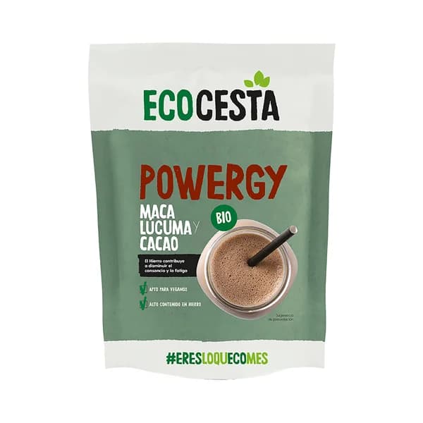 ECOCESTA Powergy Superalimento ecológico (maca, lúcuma y cacao) con alto contenido en hierro 175 g. - 0.18 kg - Imagen del producto en Findit
