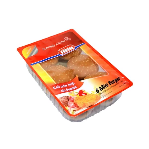 DIETER HEIN Mini burgers de cerdo, listas para calentar y comer DIETER HEIN 6 x 50 g. - 0.3 kg - Imagen del producto en Findit