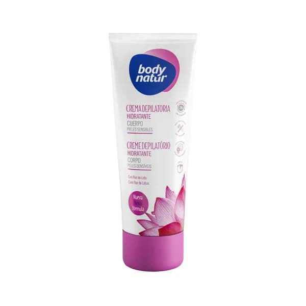 BODY NATUR Crema depilatoria hidratante, para brazos y piernas, especial pieles sensibles BODY NATUR 200 ml. - 0.2 l - Imagen del producto en Findit