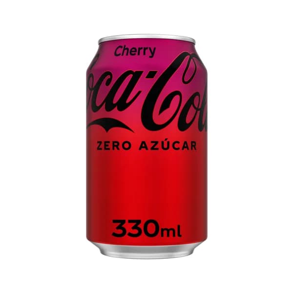 COCA COLA Zero  Refresco de cola cherry lata de 33 cl. - 0.33 l - Imagen del producto en Findit