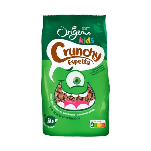 ORIGENS Bio kids Cereales (crujientes) infantiles de espelta ecológica 125 g. - 0.13 kg - Imagen del producto en Findit