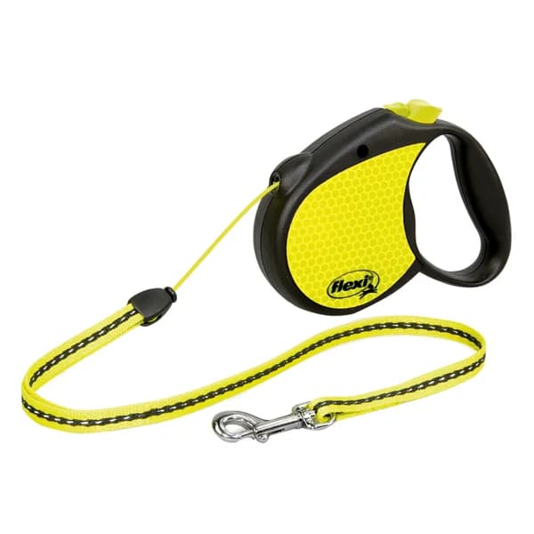 FLEXI Correa para perro de cordón neón FLEXI 5 metros Talla-S - 1 ud - Imagen del producto en Findit