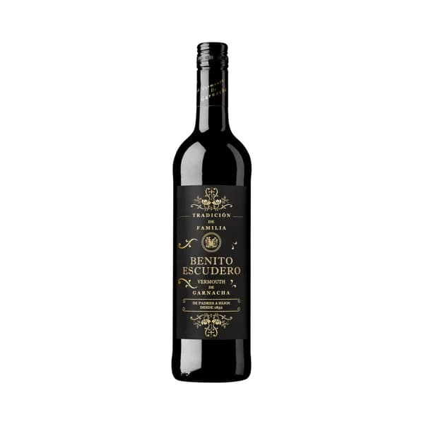 BENITO ESCUDERO Vermut rojo, elaborado con uvas de la variedad Garnacha botella de 75 cl. - 0.75 l - Imagen del producto en Findit