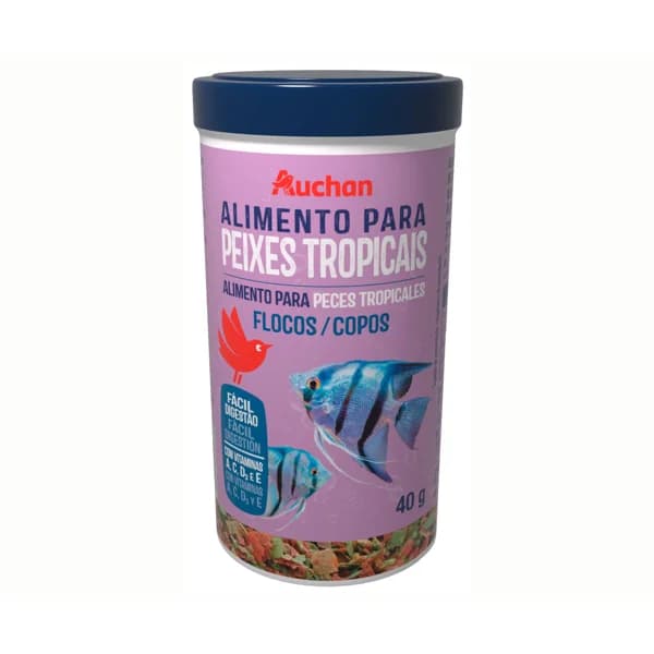 PRODUCTO ALCAMPO Alimento para peces ornamentales de agua caliente, en copos 40 g. - 0.04 kg - Imagen del producto en Findit